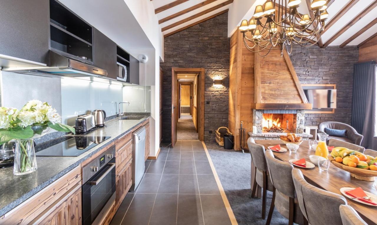Chalet Altitude Val Thorens Aparthotel Bagian luar foto