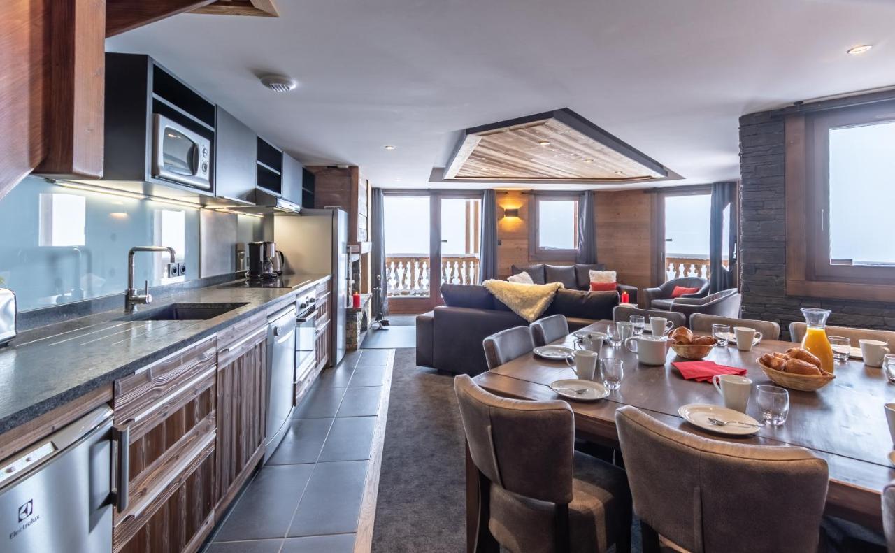 Chalet Altitude Val Thorens Aparthotel Bagian luar foto